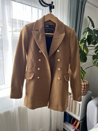 Zara manteco brown - zara, wool