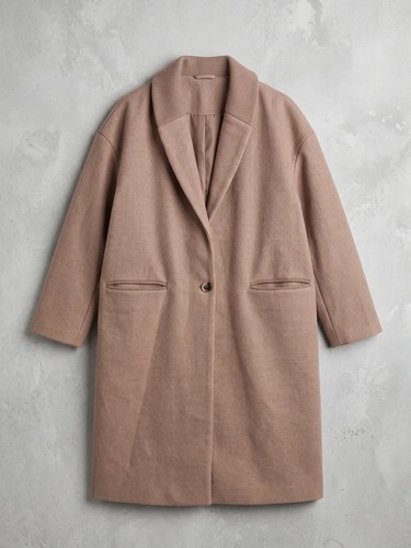 Vila brown camel wool blend - vila,