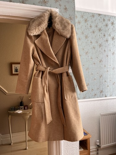 Next camel coat - camel, size