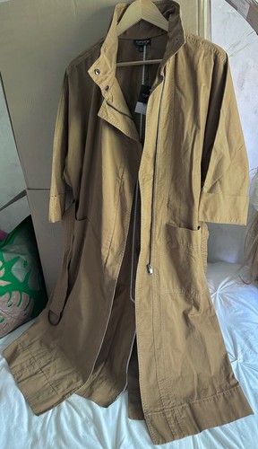 Topshop camel cotton - camel, trench