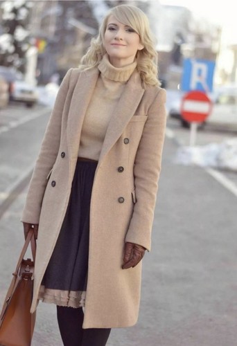 Zara wool blend camel - wool,