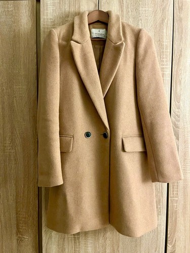 Stradivarius women camel coat - stradivarius,