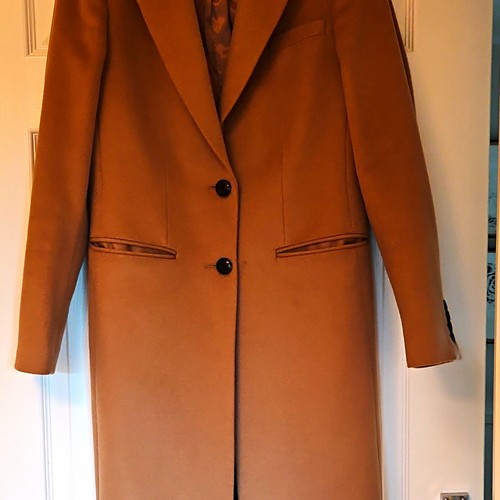 Hobbs camel wool overcoat - camel,
