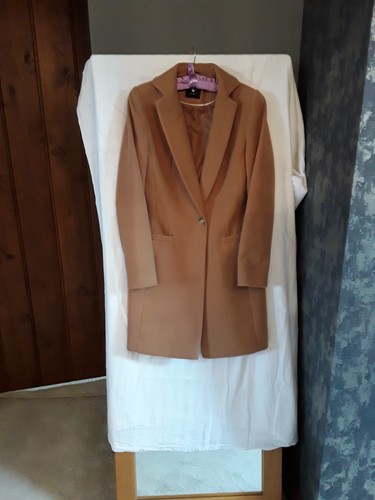 Camel hair coat - camel,