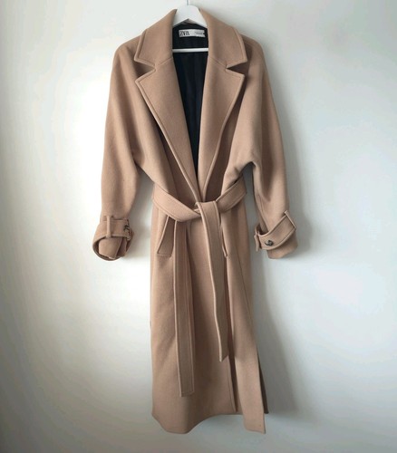 Zara manteco camel brown - brown, coat
