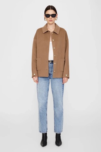 Anine bing luca jacket - jacket, camel