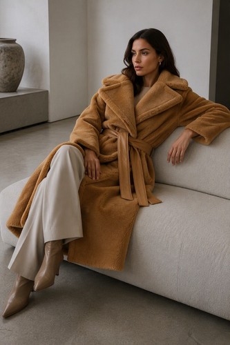 Oasis camel faux - leather, tie
