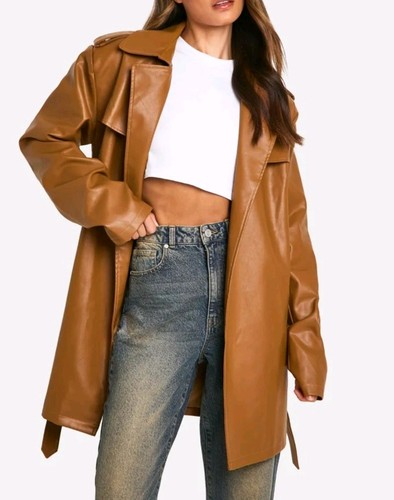 Boohoo tall belted short camel - boohoo,