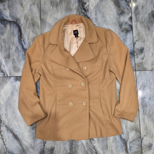 Gap women camel wool - wool, blend