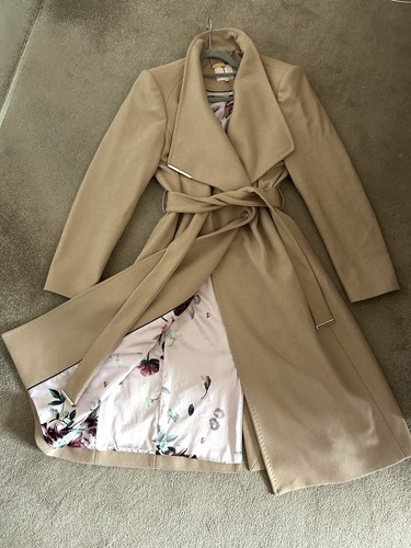Ted baker coat - wool, camel
