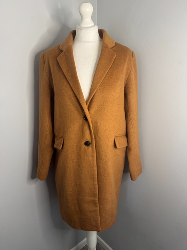 Women camel longline coat - women’s,