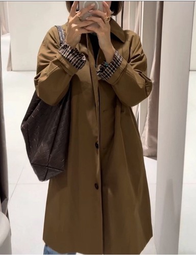 Zara new woman midi trench - trench, zw