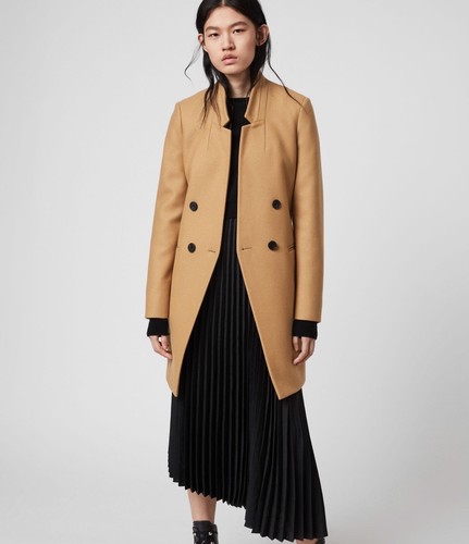 Allsaints andrea camel coat - allsaints, 12