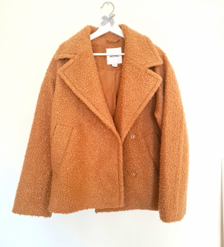 Monki oversized camel brown - camel,
