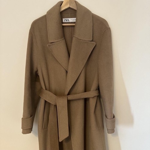 Zara women dark camel wool - zara, women’s